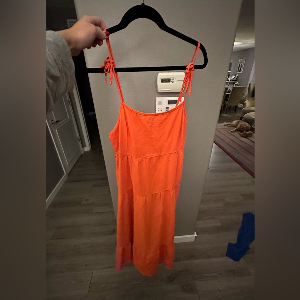 SHEIN orange dress